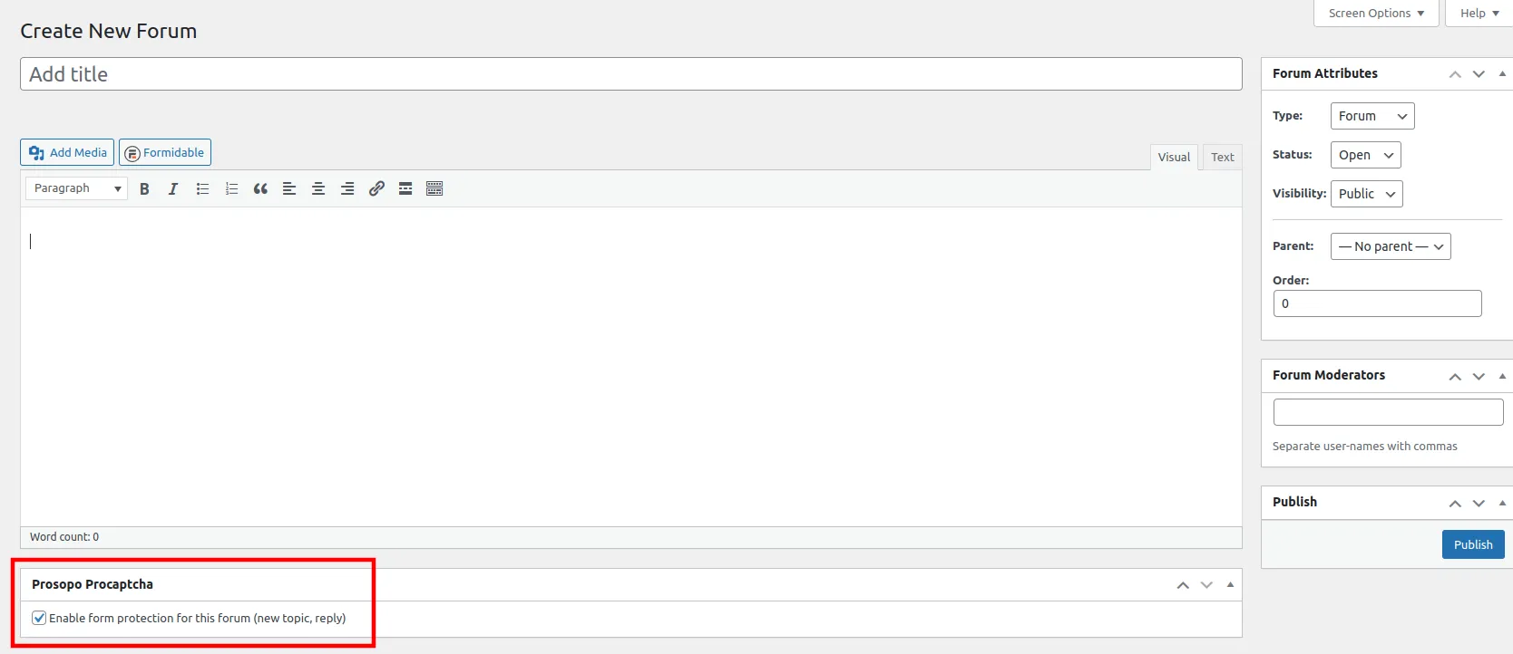 captcha-formidable-forms