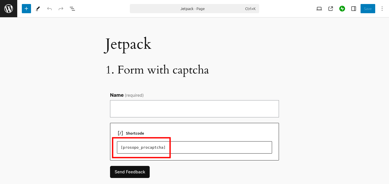 captcha-jetpack-forms