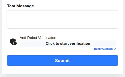 Friendly PoW CAPTCHA