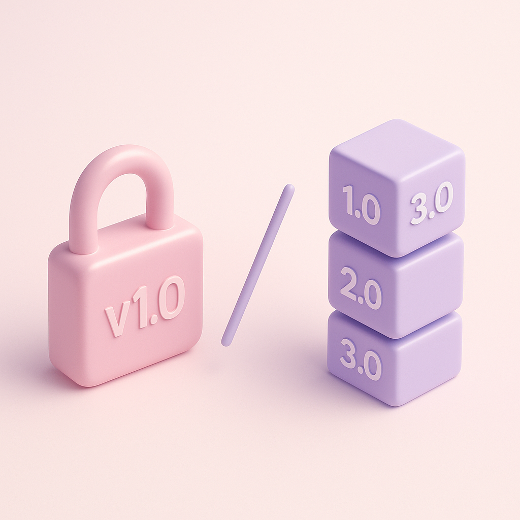 Independent vs Locked Versioning in a Workspace