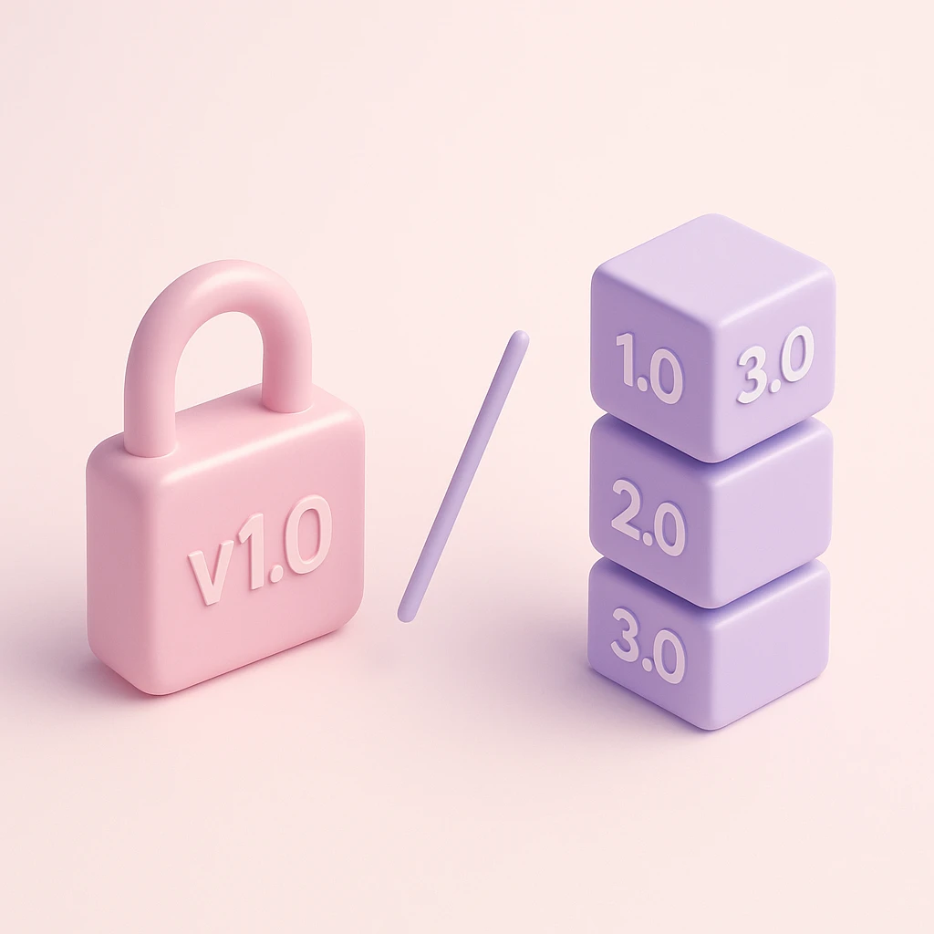Independent vs Locked Versioning in a Workspace