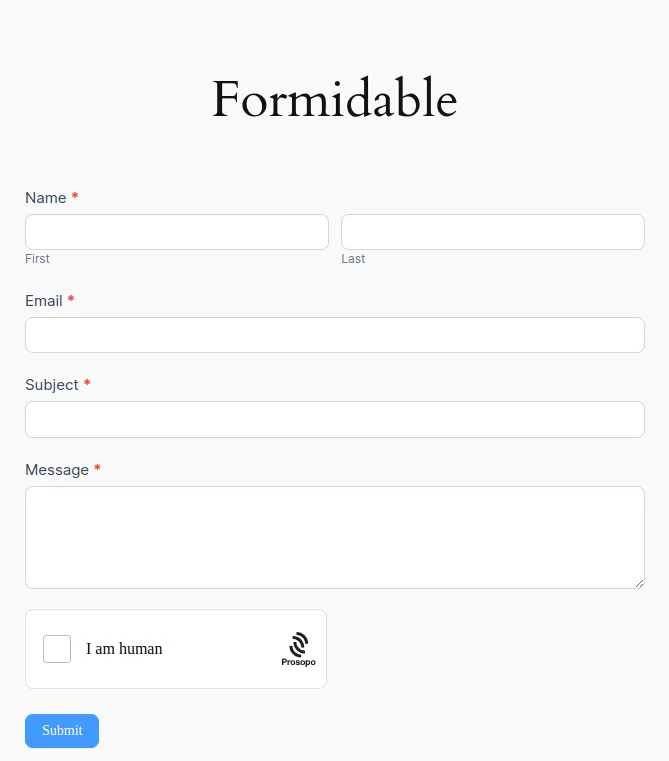 procaptcha-in-formidable-form